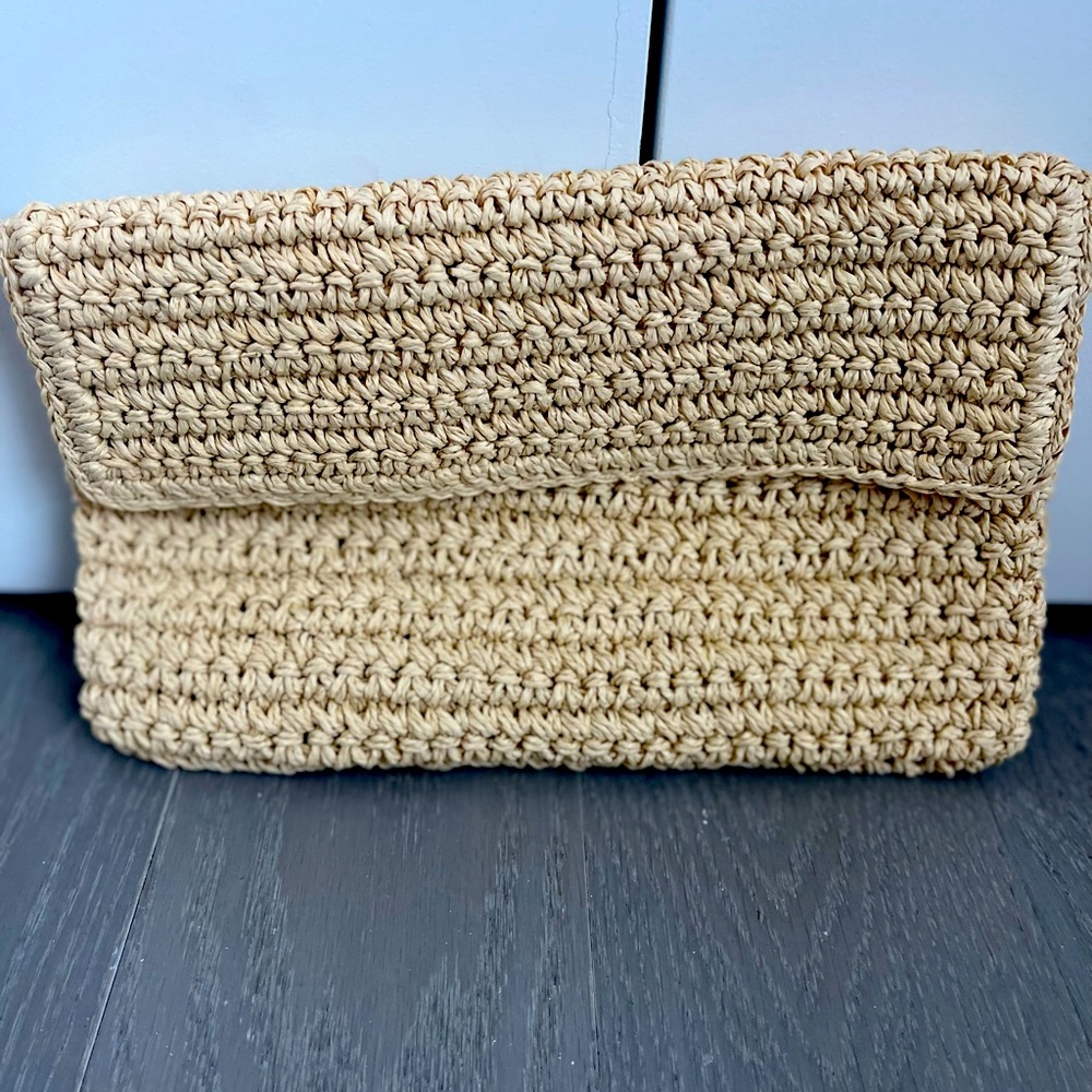 Cute Raffia Clutch - Never Used!